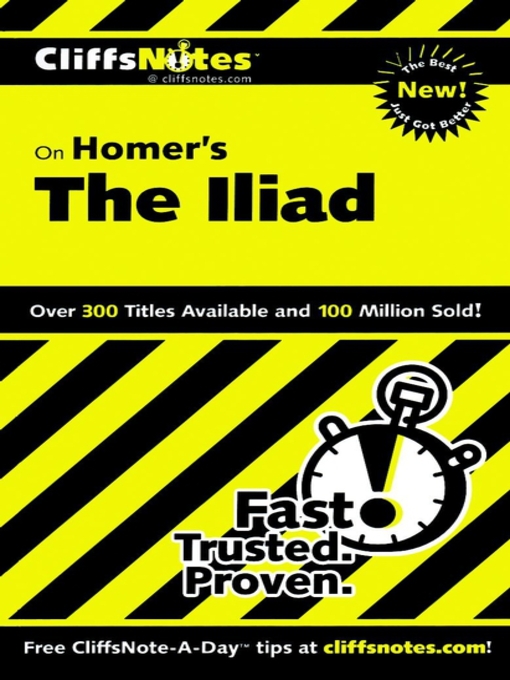 Title details for CliffsNotes on Homer's The Iliad by Bob Linn - Available